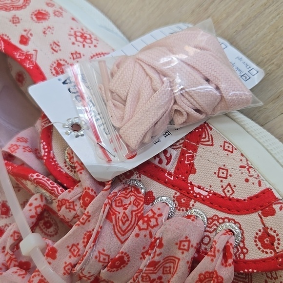 Superga Bandana Mix Sneakers Pink and Red NWT - Picture 8 of 13